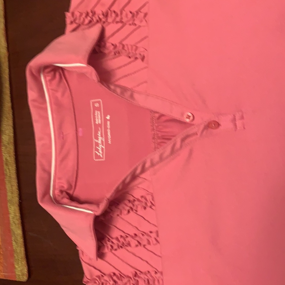 Lady Hagen sleeveless pink golf shirt size S